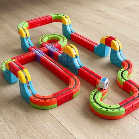 Magic Cube rongi ehitusplokid gravitatsioonivastased magnetrööbastee 68tk.