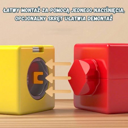  Magic Cube Rongi Ehitusplokid Anti-Gravity Magnetic Rööbastee 32 tk.