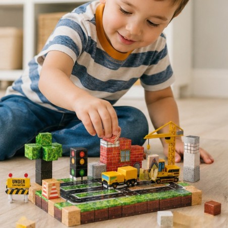 Magnetic Building Blocks Ehitusplatsil 115 tk.