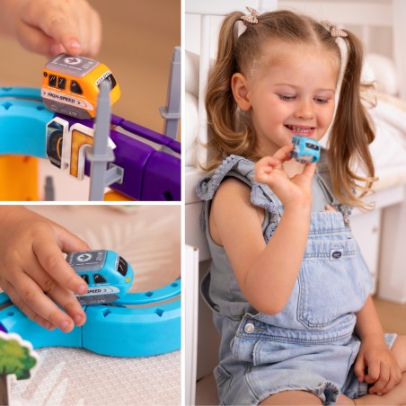 Magnetraja ehituskomplekt koos tõmbeefektiga 39 tk.