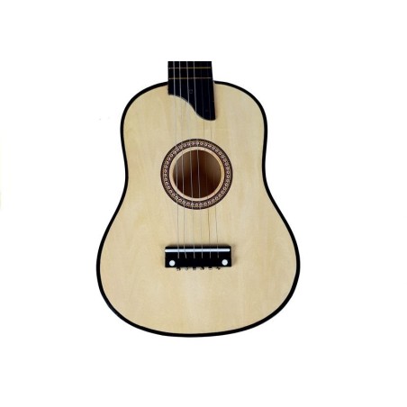 Puidust kitarr Pick Beige'iga
