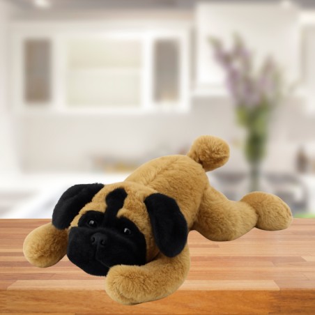 Pehme Kaisukas Mops Lamav pruun 40cm