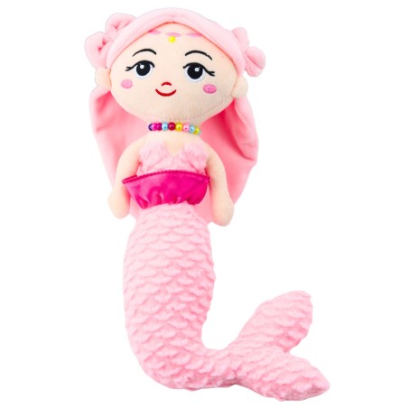 Pehme Merineitsi helmestega Roosa kaisukas, 32cm