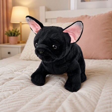 Plush Toy Prantsuse buldog must 22 cm