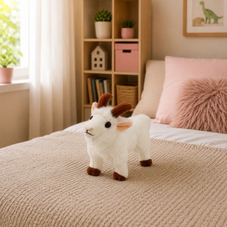 Pehme mänguasi Väike Kits lastele Valge 16 cm