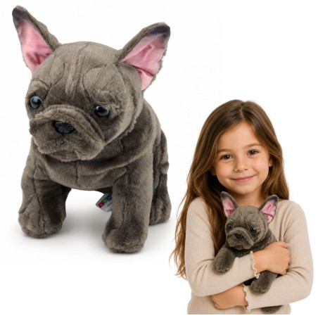Plush Toy Prantsuse buldog Pruun 22 cm