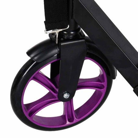 Trike Fix linna roller, kokkupandav, 200mm rattad, must ja lilla