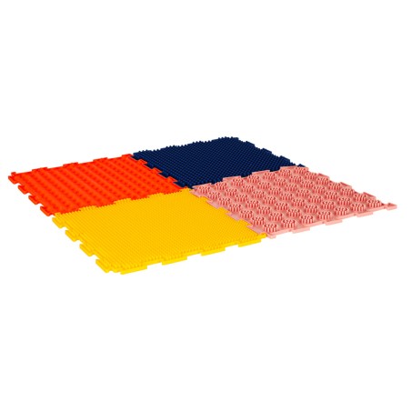 Montessori sensoorne puzzle matt jalamassaažiks 8 tükki
