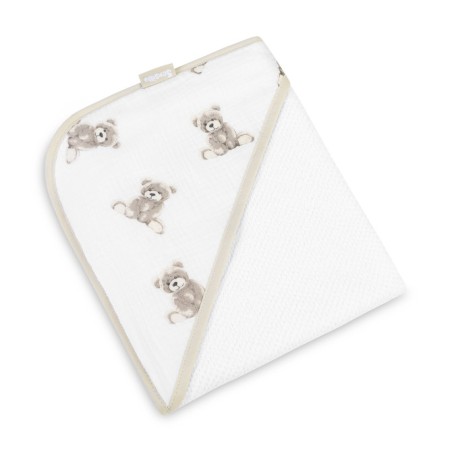 BEEBI VANNIRÄTIK frotee 100X100 TEDDY VALGE