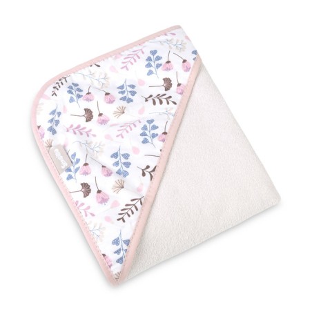 BEEBI VANNIRÄTIK frotee 100X100 LUVI TWIGS ROOSA