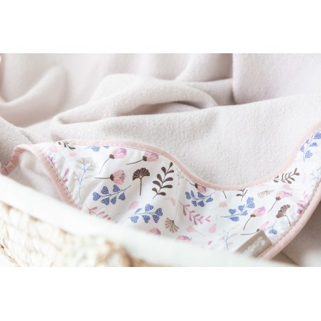 BEEBI VANNIRÄTIK frotee 100X100 LUVI TWIGS ROOSA