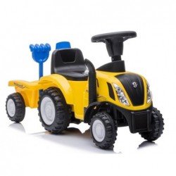 Traktor tõukeauto 658T New Holland Kollane