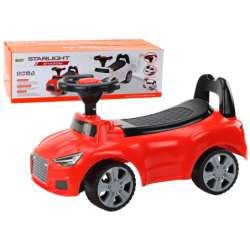 Tõukeauto QX-3396 Horn Storage Box Red