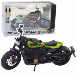Mootorratas chopper metallist, tuled 1:12