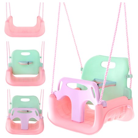 3-in-1 pastellvärviline lastekiik