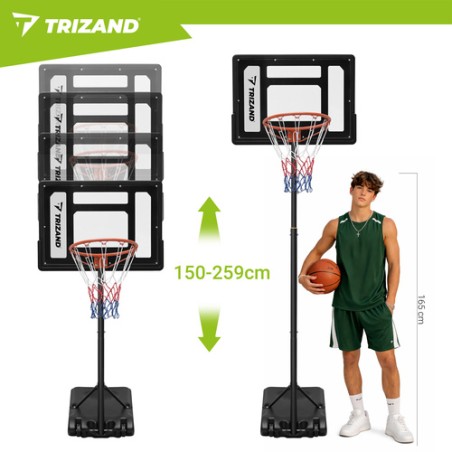 Trizand 259cm korvpallirõngas