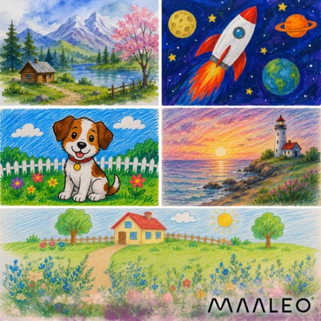 Maalikomplekt kohvris - Maaleo astronaut