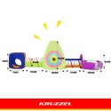 5-in-1 lastetelk koos tunnelitega