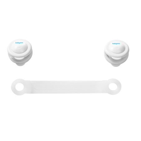 SAHTLITE JA KÜLMIKU OHUTUSLUKK VALGE BabyOno