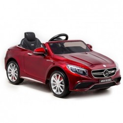 Mercedes S63 elektriauto – punane