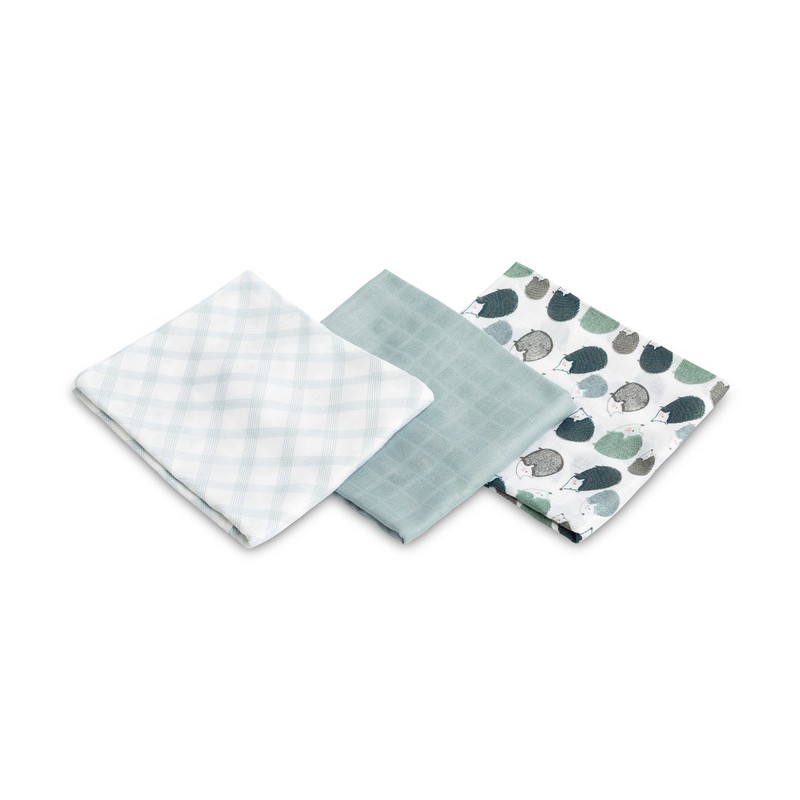 BAMBUS LAPID 3-PAKK SIIL SININE 70X80 cm
