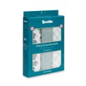 BAMBUS LAPID 3-PAKK SIIL SININE 70X80 cm