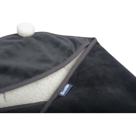 TURVAHÄLLI TEKK PLUSH 75X75 GRAFIIT