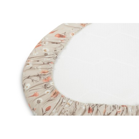 VANKRI Voodilina COTTON BLOOM BEEŽ 35X75