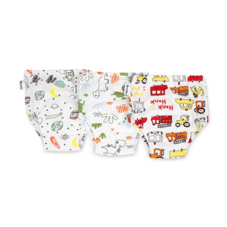 POTITREENINGPÜKSID SNUGGI 3-PACK CARS & COSMOS