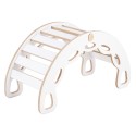 Small Rocker 4-in-1 kiik + ronimissein/liumägi + padi (samethall), valge