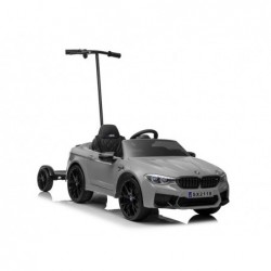 Elektriauto BMW M5 platvormiga vanemale hõbedane
