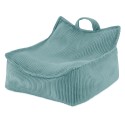 Puffy Square tugitool kott-tool, 77x67x50, sinine, premium velvet