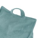 Puffy Square tugitool kott-tool, 77x67x50, sinine, premium velvet