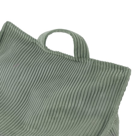 Puffy Square tugitool kott-tool, 77x67x50, roheline, velvet
