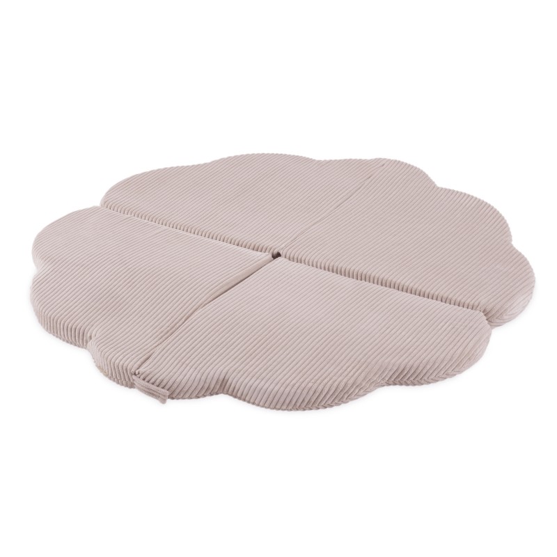 Lille mängumatt, 115x115x5cm, heleroosa, premium velvet