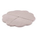 Lille mängumatt, 115x115x5cm, heleroosa, premium velvet