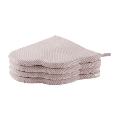 Lille mängumatt, 115x115x5cm, heleroosa, premium velvet