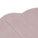 Lille mängumatt, 115x115x5cm, heleroosa, premium velvet