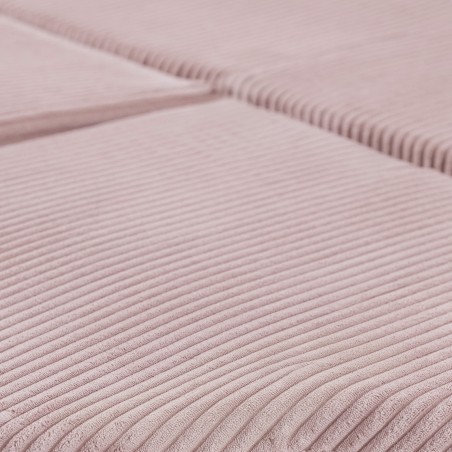 Lille mängumatt, 115x115x5cm, heleroosa, premium velvet