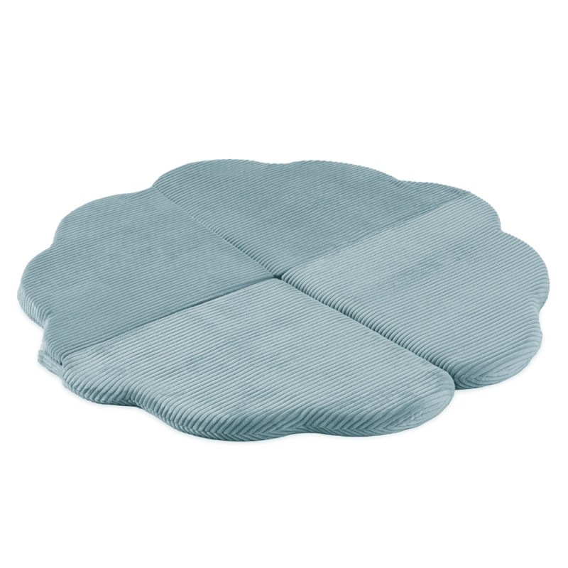 Lille mängumatt, 115x115x5cm, sinine, premium velvet