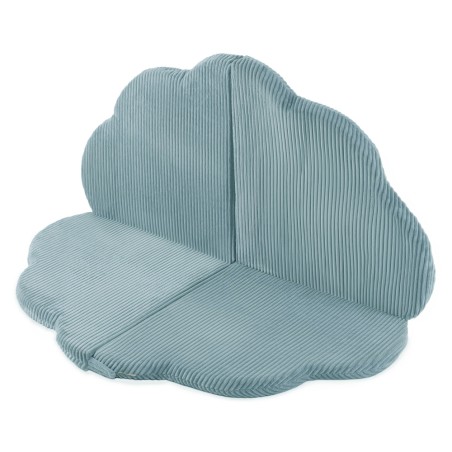 Lille mängumatt, 115x115x5cm, sinine, premium velvet