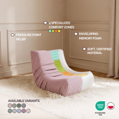 MOONI Mini ergonoomiline laste tugitool, hall, Premium