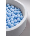 Pallimere pallid , 6 cm, komplektis 200 tk: helesinine