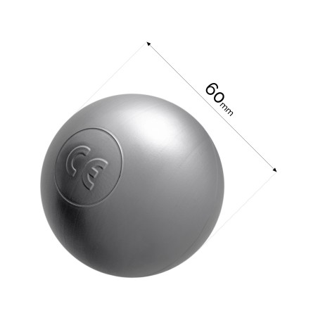 Dry pool balls, 6 cm, set of 200 pcs: silver