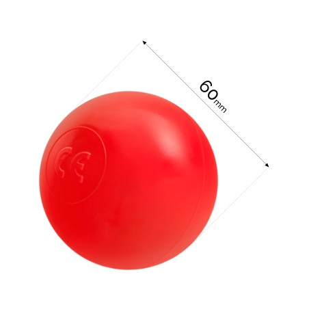 Pallimere pallid , 6 cm, komplektis 200 tk: punane