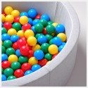 Dry pool balls, 6 cm, set of 200: blue, green, red, yellow