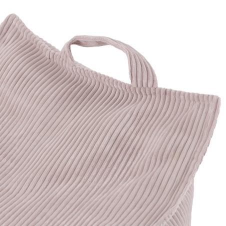 Puffy Square tugitool, 77x67x50, heleroosa, velvetist