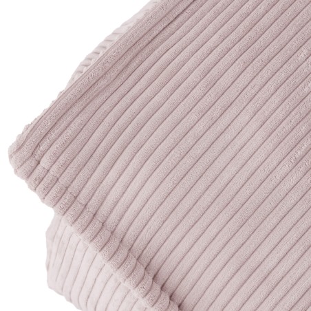 Puffy Square tugitool, 77x67x50, heleroosa, velvetist