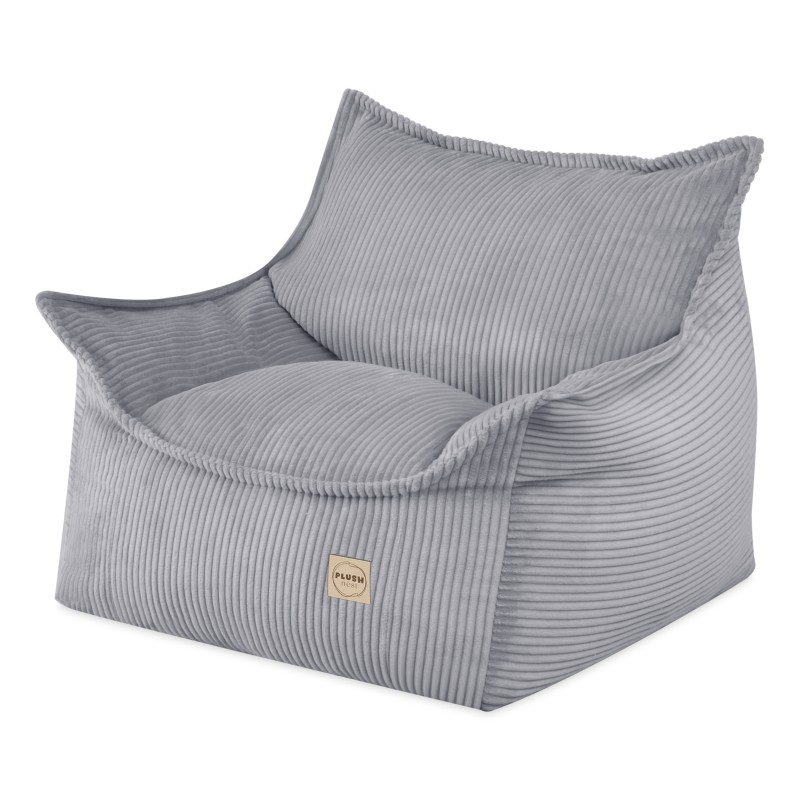 Roya laste tugitool, hall, premium velvet