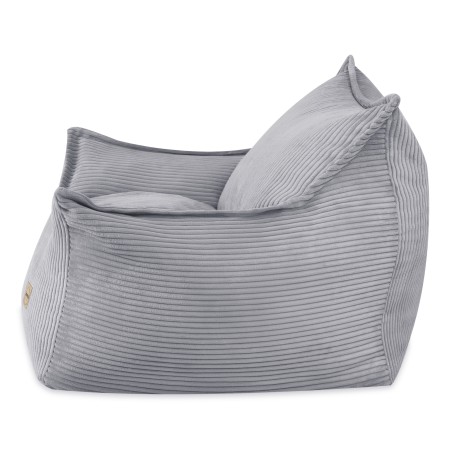 Roya laste tugitool, hall, premium velvet